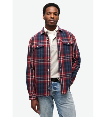 M4010865A Merchant Store - Chemise à carreaux , (L), Casuel, Coton, Manche longue - Superdry - Modalova