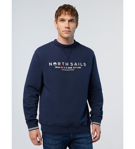 Sweatshirt avec broderie du drapeau de la (XS), Casuel, Sport, Multisport, Le coton biologique, Durabl - North Sails - Modalova