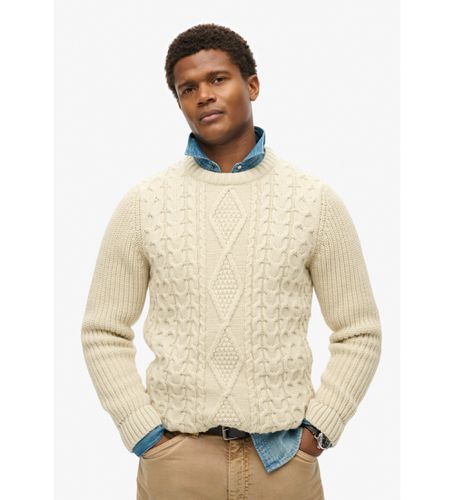 M6110638A Pull en tricot tressé Jacob (XXL), Casuel, Acrylique, Durable - Superdry - Modalova