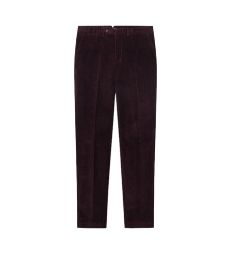 HM212656 Pantalon chino marron Pigment Cord (32/34), Casuel, Grenat, Coton - Hackett London - Modalova