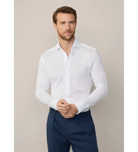 HM3010088 Chemise Pique (S), Casuel, Coton, Manche longue - Hackett London - Modalova