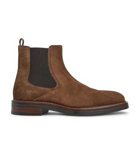 HMS21409 Bottes en cuir marron Egmont Master (40), Plat, Aucun, Casuel - Hackett London - Modalova