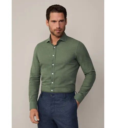 HM3010058 Chemise verte Etemine (L), Casuel, Coton, Manche longue - Hackett London - Modalova