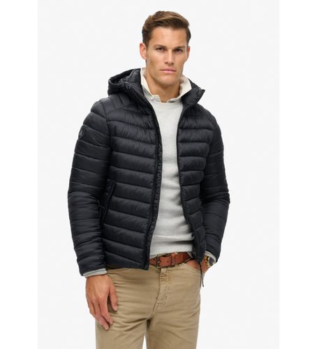 M5011906A Fuji Sport Hooded Quilted Jacket (veste matelassée à capuche) (XXL), Casuel, Durable, Nylon recyclé, Mar - Superdry - Modalova