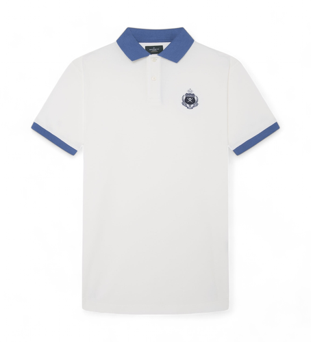 HM563359 Polo Heritage Logo (S), Casuel, Coton, Manche courte - Hackett London - Modalova