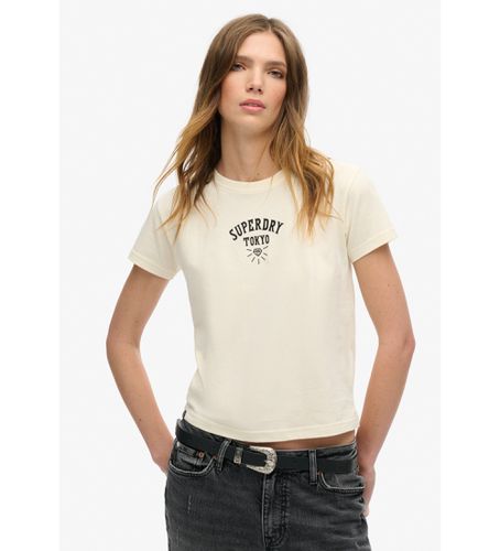 W1011332A T-shirt Tattoo Rhinestone cassé (S), Casuel, Coton, Manche courte - Superdry - Modalova