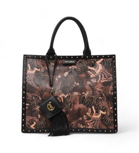 RA4BR1_ZSA81 Gamme R Shopping Sac saisonnier (OSFA), Marron, Casuel, Polyester - Just Cavalli - Modalova