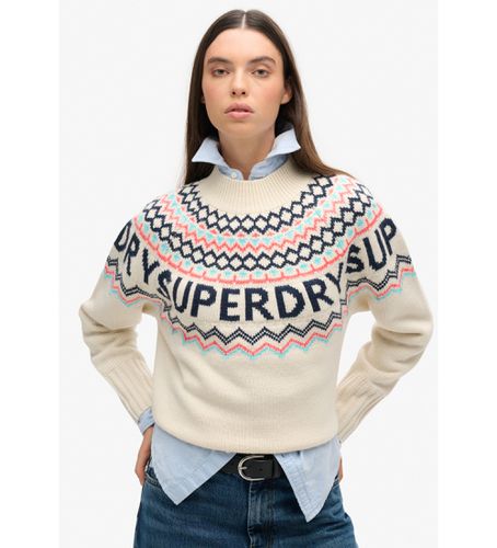 W6110555A Pull Fairisle (S), Casuel, Acrylique - Superdry - Modalova