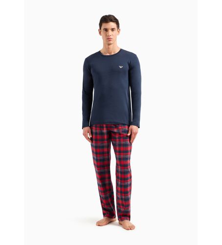 F599 Pyjama en flanelle écossaise , (L), Homewear, Coton, Manche longue - Emporio Armani - Modalova