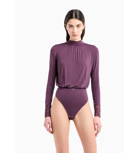 F221 Body Dreamy Viscose lilas (L), Homewear, Violet, Manche longue - Emporio Armani - Modalova