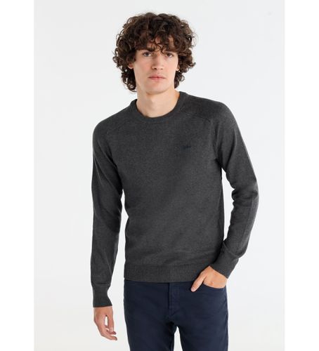 Pull basique en maille grise (S), Casuel, Coton, Manche longue - Lois Jeans - Modalova