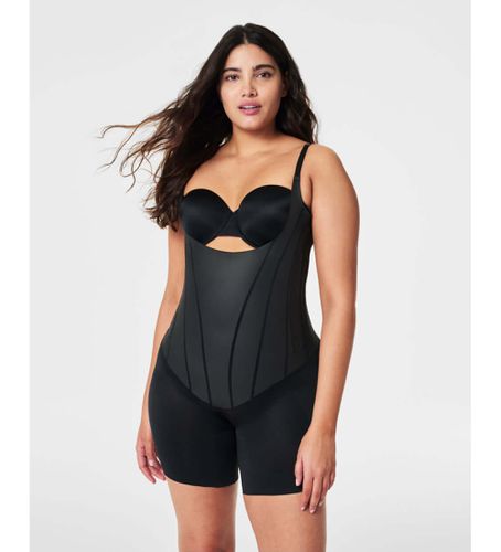 R_VERY BLACK Buste ouvert jusqu'à la mi-cuisse TotalContour (S), Homewear, Nylon - SPANX - Modalova