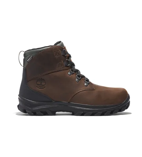 TB1A64N89311 Bottes de neige Chillberg en cuir imperméable à mi-mollet avec laçage, marron (40), Plat, Lacets - Timberland - Modalova