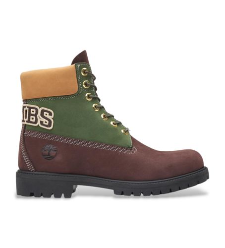 TB0A2P6WESW1 Bottes à lacets en cuir 6 Inch Premium vertes, brunes (40 W), Marron, Plat, Casuel, Durable - Timberland - Modalova