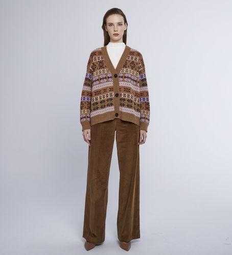 Cardigan Eccelso marron (M), Casuel, Multicolore, Acrylique - Weekend Max Mara - Modalova