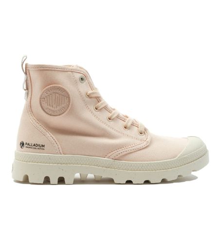 Unisex. 79101 Bottes Pampa Hi Zip Organic (37), Tissu, Plat, Lacets, Casuel, Rose, Durable - Palladium - Modalova