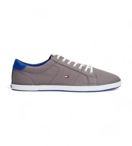 FM0FM00596 Baskets à lacets en toile grise (40), Tissu, Plat, 1 à 3 cm, Casuel - Tommy Hilfiger - Modalova