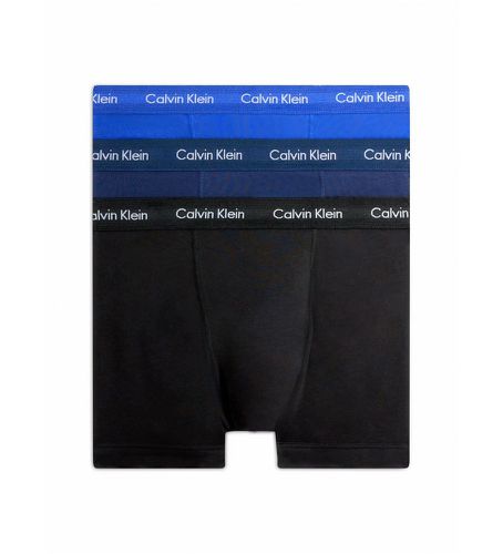 U2662G Lot de 3 cale (L), Noir, Bleu, Homewear, Coton - Calvin Klein - Modalova