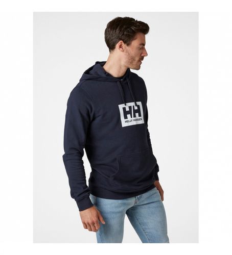 Sweat-shirt HH Box Hoodie (S), Casuel, Coton, Manche longue, Marine - Helly Hansen - Modalova