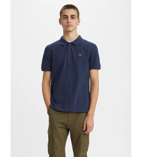 Til mænd. 35883-0005 Hosemark navy polo shirt (S ), Casual, Bomuld, Korte ærmer, Økologisk bomuld, Bæredygtig - Levi's - Modalova