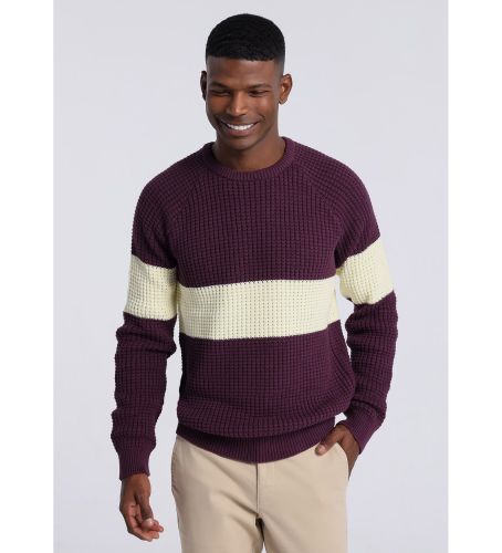 Til mænd. 870065099 Maroonfarvet sweater med krave (XXL), Casual, , Bomuld, Klassisk, Lange ærmer - Bendorff - Modalova
