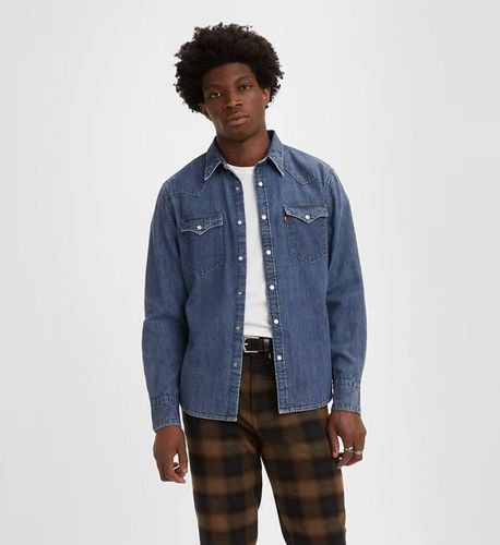 Til mænd. 85744-0041 Western Barstow standard skjorte (L), Casual, Lange ærmer, Økologisk bomuld, Bæredygtig - Levi's - Modalova