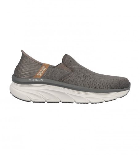 Til mænd. 232455 Slip-ins RF Sko: D'Lux Walker - Orford grå (44), Stof, Fast, 1-3 cm, Ingen, Casual - Skechers - Modalova