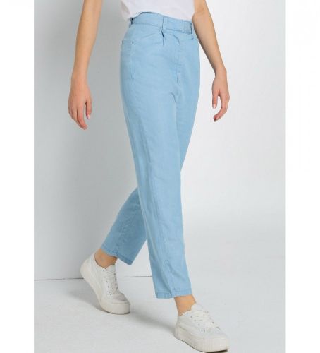 Til kvinder. 207632287 Chino-bukser - løs plissering (26), Casual, Bomuld - Lois Jeans - Modalova
