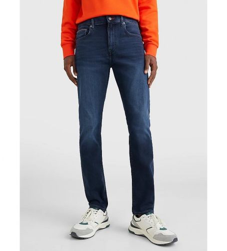 Til mænd. MW0MW15593 Bleecker skinny jeans falmet (32/35), Casual, Bomuld, Elastin, Bæredygtig - Tommy Hilfiger - Modalova