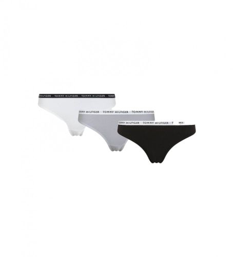 Til kvinder. UW0UW02828 Pakke 3 trusser Logo , grå, (XL), Afslappet, Økologisk bomuld, Bæredygtig - Tommy Hilfiger - Modalova