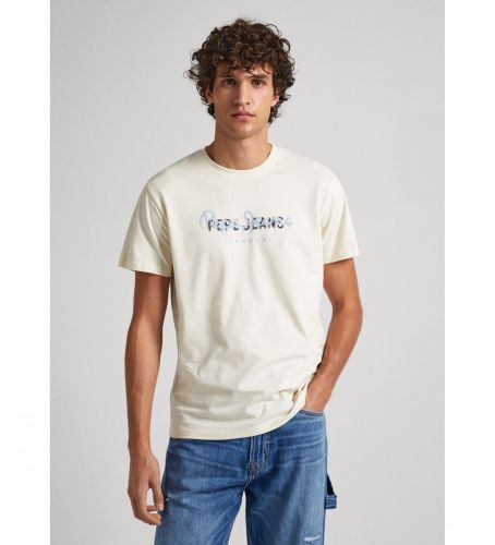 Til mænd. PM509103 Keegan T-shirt (L), Casual, Bomuld, Korte ærmer, Bæredygtig - Pepe Jeans - Modalova