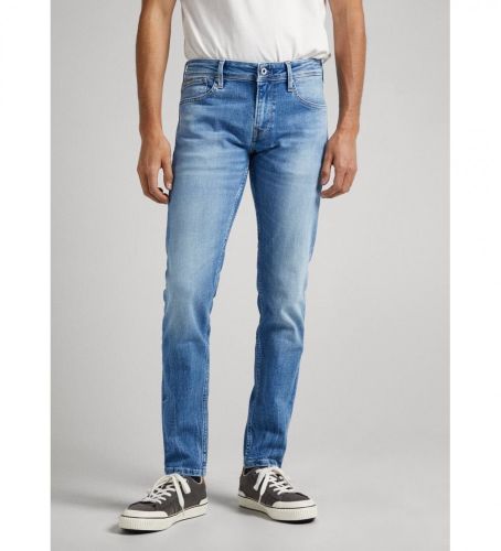 Til mænd. PM206321MM5 Jean Finsbury (33/32), Casual, Bomuld, Denim, Bæredygtig - Pepe Jeans - Modalova