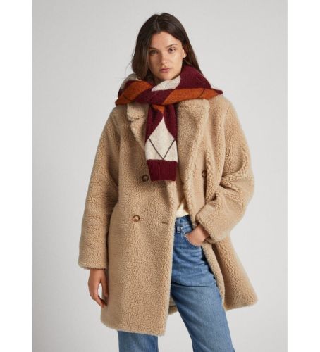 Til kvinder. PL402297 Ruby frakke (M), Casual, Polyester, Lange ærmer - Pepe Jeans - Modalova