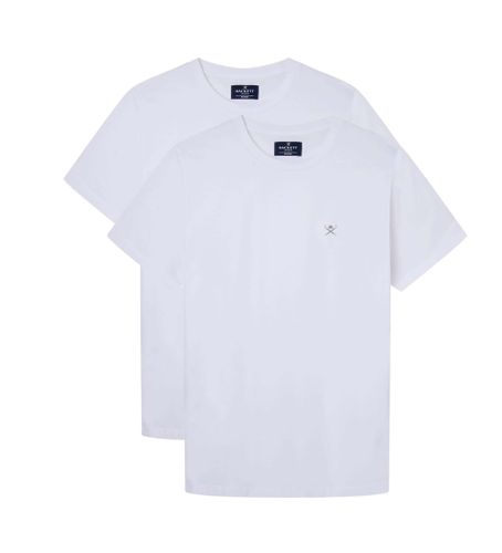 Til mænd. HMU10601 Pakke med 2 Core T-shirts (3XL), Afslappet, Bomuld, Korte ærmer - Hackett London - Modalova
