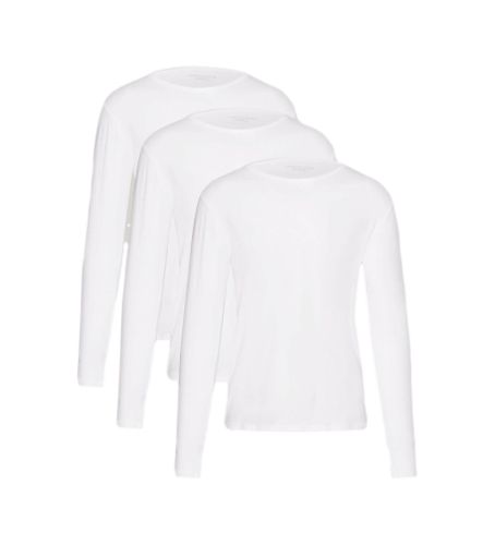 Til mænd. UM0UM03022 Pakke med 3 langærmede Essential T-shirts (XL), Afslappet, Bomuld, Lange ærmer, Bæredygtig - Tommy Hilfiger - Modalova