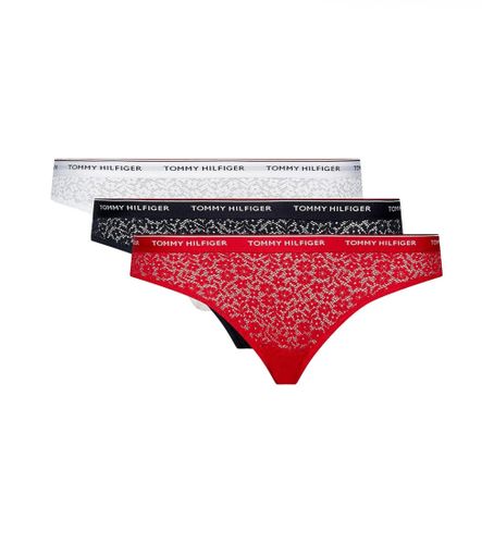 Til kvinder. UW0UW04897 Pakke med 3 Premium Essential-knickers i navyblonder, og (L), Afslappet, Bæredygtig, Genanven - Tommy Hilfiger - Modalova