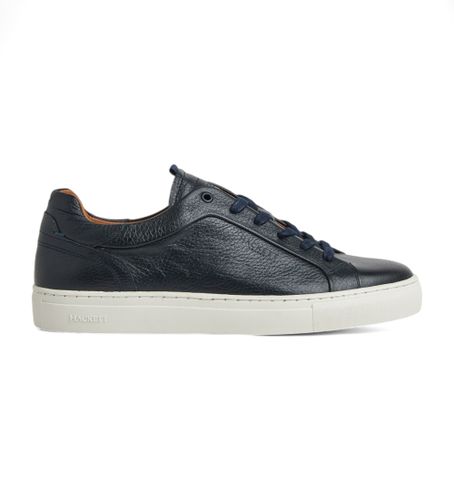 Til mænd. HMS21227 Icon Cupsole træningssko i navy (42), Fast, Blonder, Casual, Blå - Hackett London - Modalova