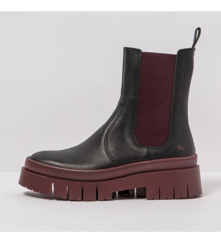 Til kvinder. 1195411PU003_001 Ankelstøvler i 1954 Nappa -Burgundy/Amber (36), Fast, 1-3 cm, Casual - Art - Modalova
