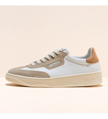 Unisex. 258411117005_017 Lædersko N5841 Multi Material (36), Stof, Fast, 1-3 cm, Blonder, Casual - El Naturalista - Modalova