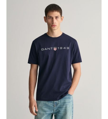 Til mænd. 2003242 Trykt grafisk T-shirt (M), Casual, Bomuld, Korte ærmer, Bæredygtig - Gant - Modalova