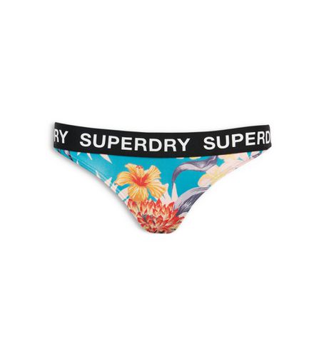 Til kvinder. W3010401A Classics Bikini Bottoms multicolour (S), Blå, Flerfarvet, Badetøj, Blomstret, Genanvendt polister - Superdry - Modalova