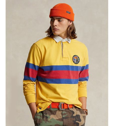 Til mænd. 710936367001 Rugby Classic Fit polo (M), Casual, Bomuld, Lange ærmer - Polo Ralph Lauren - Modalova