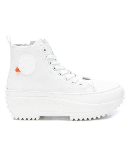Til kvinder. 17183704-BLANCO Ankelstøvler 171837 (37), Stof, 5-8 cm, Blonder, Lynlås, Casual - Refresh - Modalova