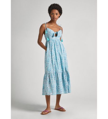 Til kvinder. PL953533 Mallory kjole (XS), Casual, Bomuld, Uden ærmer/stropper - Pepe Jeans - Modalova