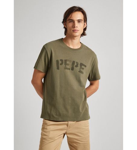 Til mænd. PM509228 Rolf T-shirt (S), Casual, Bomuld, Korte ærmer - Pepe Jeans - Modalova