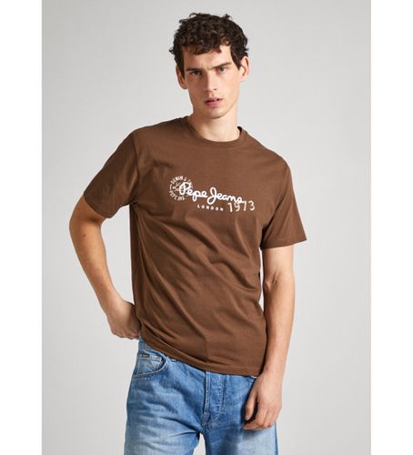 Til mænd. PM509373 Camille T-shirt (M), Casual, Bomuld, Korte ærmer - Pepe Jeans - Modalova