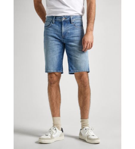 Til mænd. PM801080MN8 slim bermudashorts (28), Casual, Bomuld, Denim - Pepe Jeans - Modalova