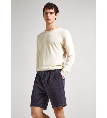 Til mænd. PM801087 Fløjlsshorts med pull on (30), Casual, Grå, Bomuld - Pepe Jeans - Modalova