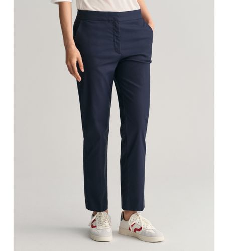 Til kvinder. 4150237 Slim Fit Cigaretbukser navy (34), Casual, Bomuld - Gant - Modalova