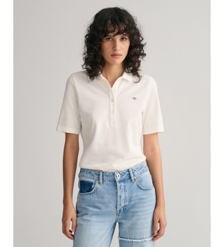 Til kvinder. 4202231 Skjold piquet polo shirt (XS), Casual, Bomuld, Korte ærmer - Gant - Modalova